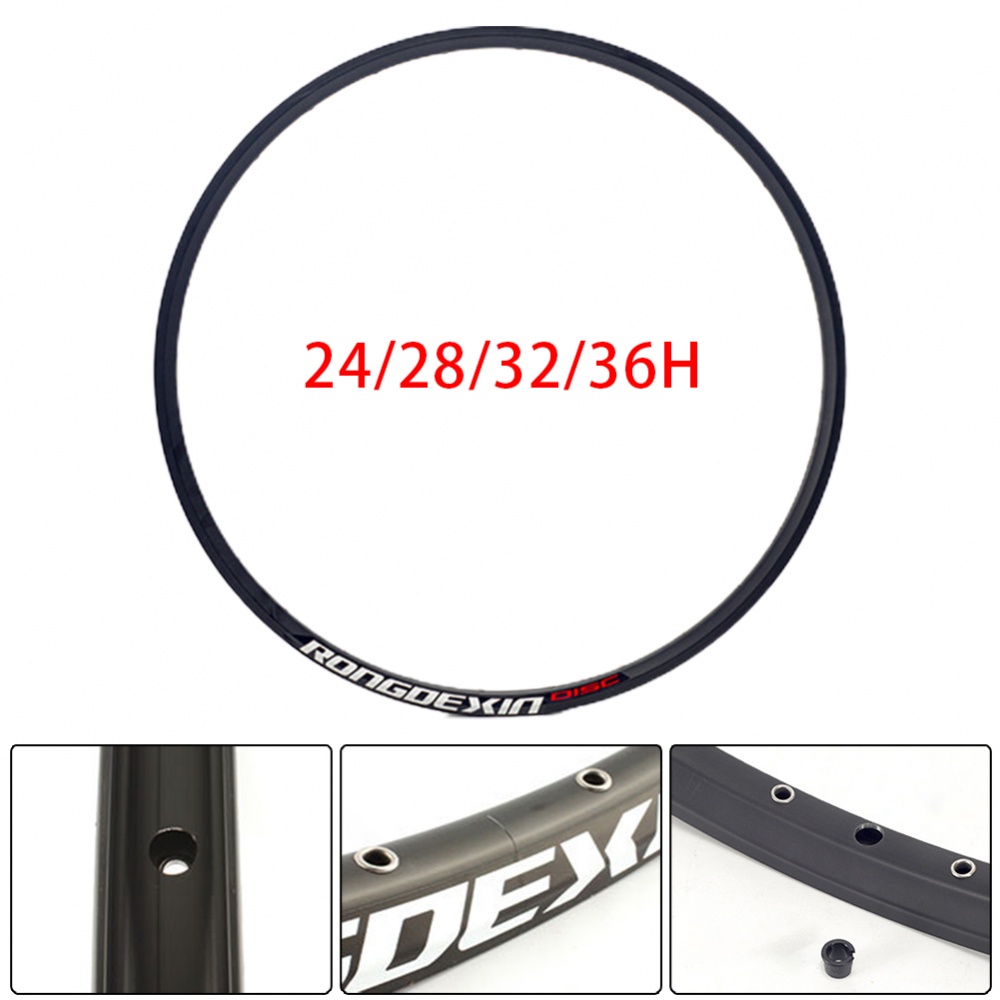 Vành Bánh Xe Đạp Bằng Hợp Kim Nhôm 20-inch 24 / 28 / 32 / 36 Lỗ