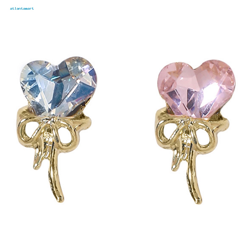 Túi Đựng Đồ Dùng Cao Cấp Tiện Dụng| Set 10 Phụ Kiện Trang Trí Móng Tay Hình Nơ 3D Bằng Hợp Kim DIY Sang Trọng