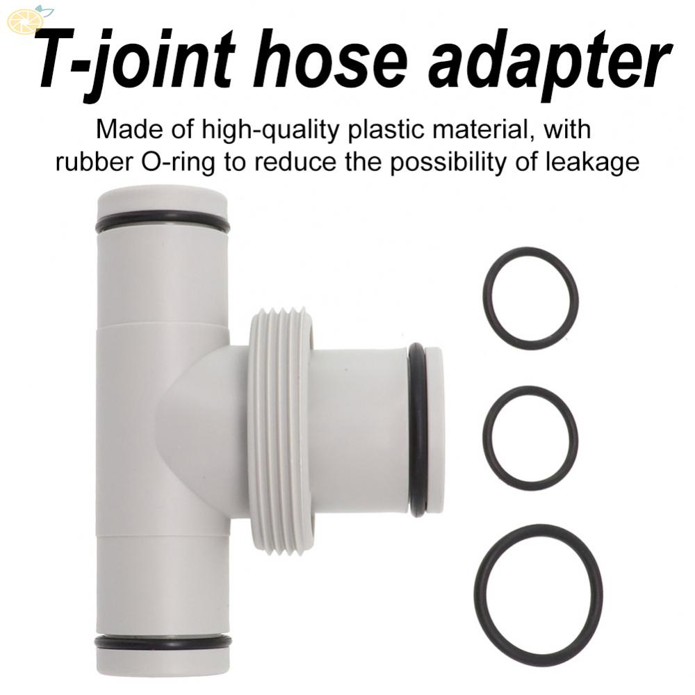 【VARSTR】High Quality Pool Part Replacement Hose Adapter for Intex Split Hose Plunger Valves 15in to 2 125in T Connectors