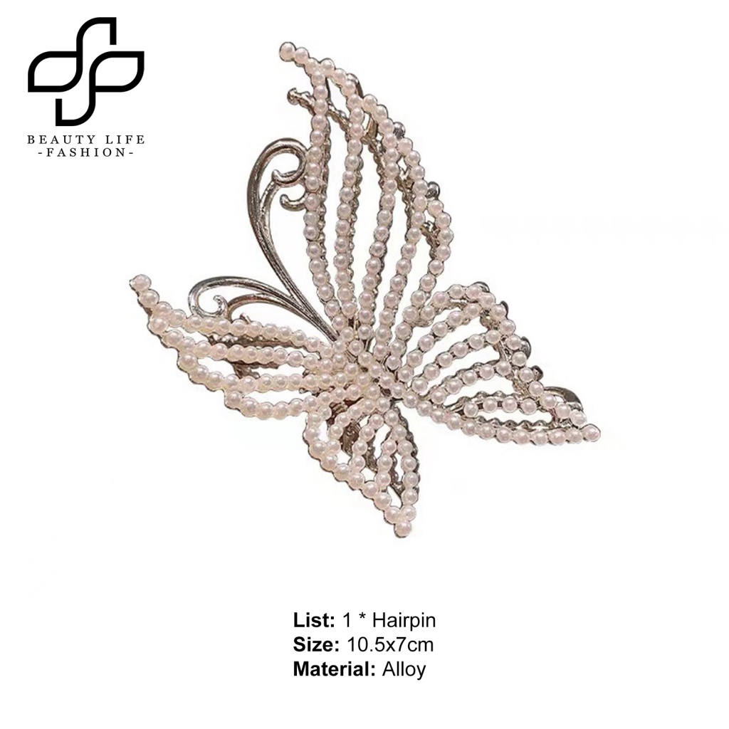 Kẹp Tóc Càng Cua Đính Đá Lấp Lánh Sang Trọng