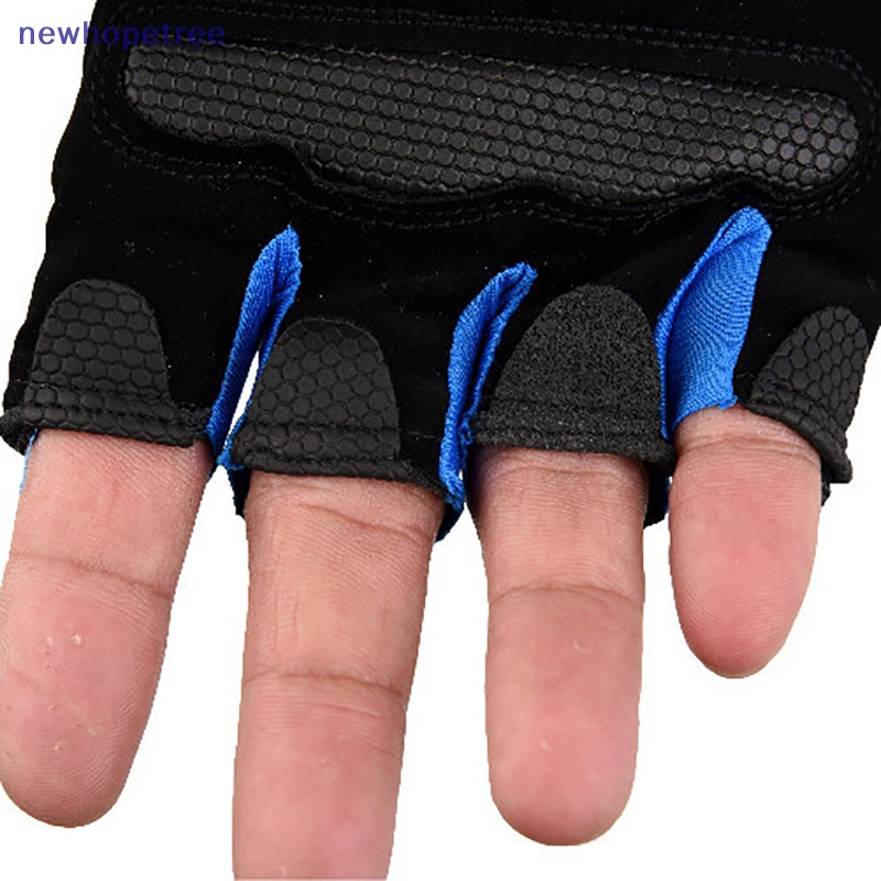 Găng Tay Thể Thao Nửa Ngón Chống Trượt Chống Sốc Cho Nam Nữ
