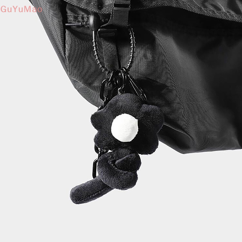 [cxGUYU] Móc Khóa Túi Xách Vải Bông Mềm Mại Màu Đen Nhỏ Nhắn Tươi Tắn Sáng Tạo Cho Nữ PRTA