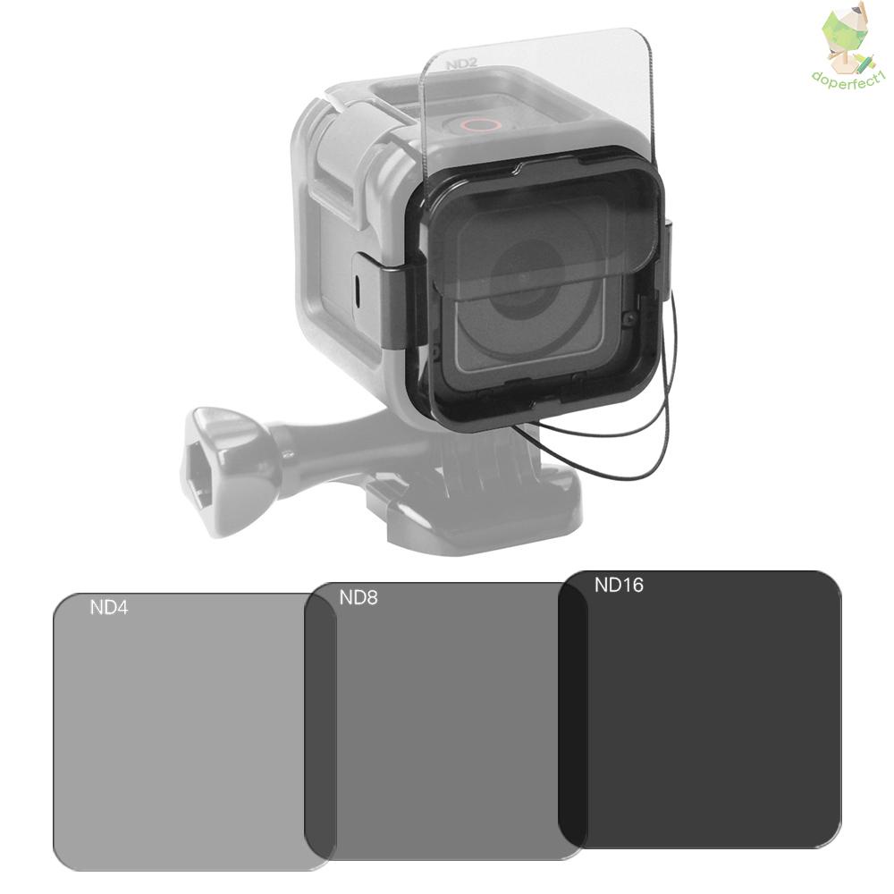 Andoer Square Lens Filter Protector Kit Set(ND2/ND4/ND8/ND16) Replacement for  4 Session w/ Filter Mounting Frame Holder   Came-6.5