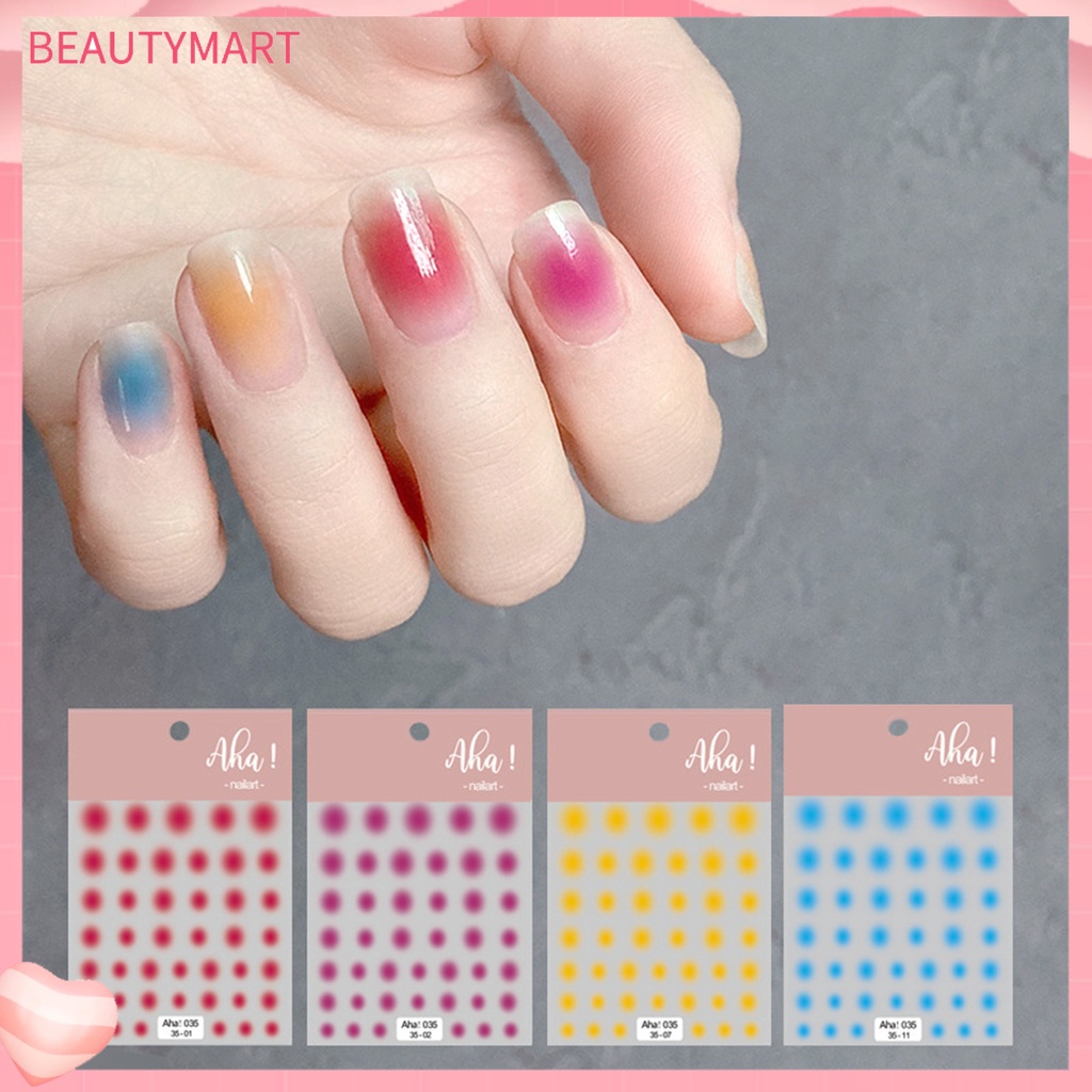 Miếng Dán Móng Tay Tự Dính Không Phai Màu Sắc Sống Động Dễ Sử Dụng