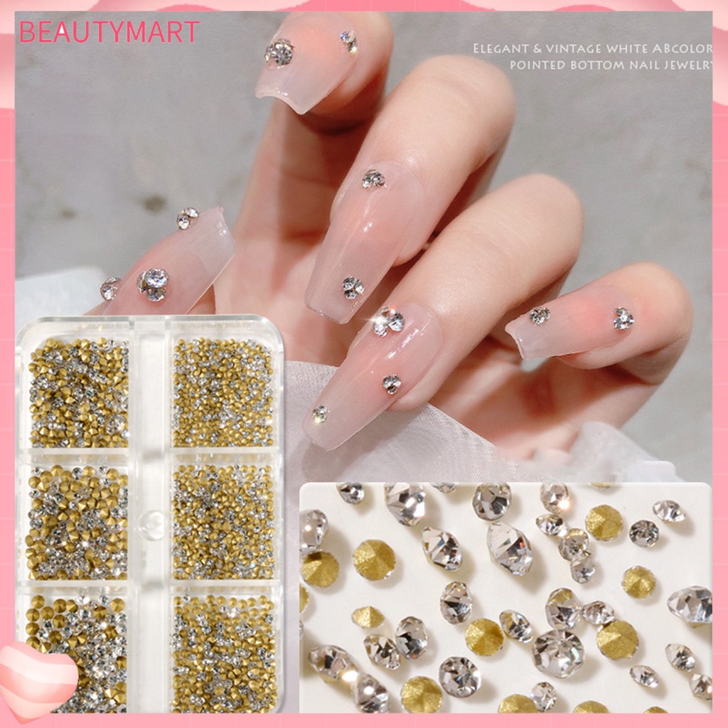 Set 1000 Hạt Đá 3D Lấp Lánh Đính Móng Nghệ Thuật