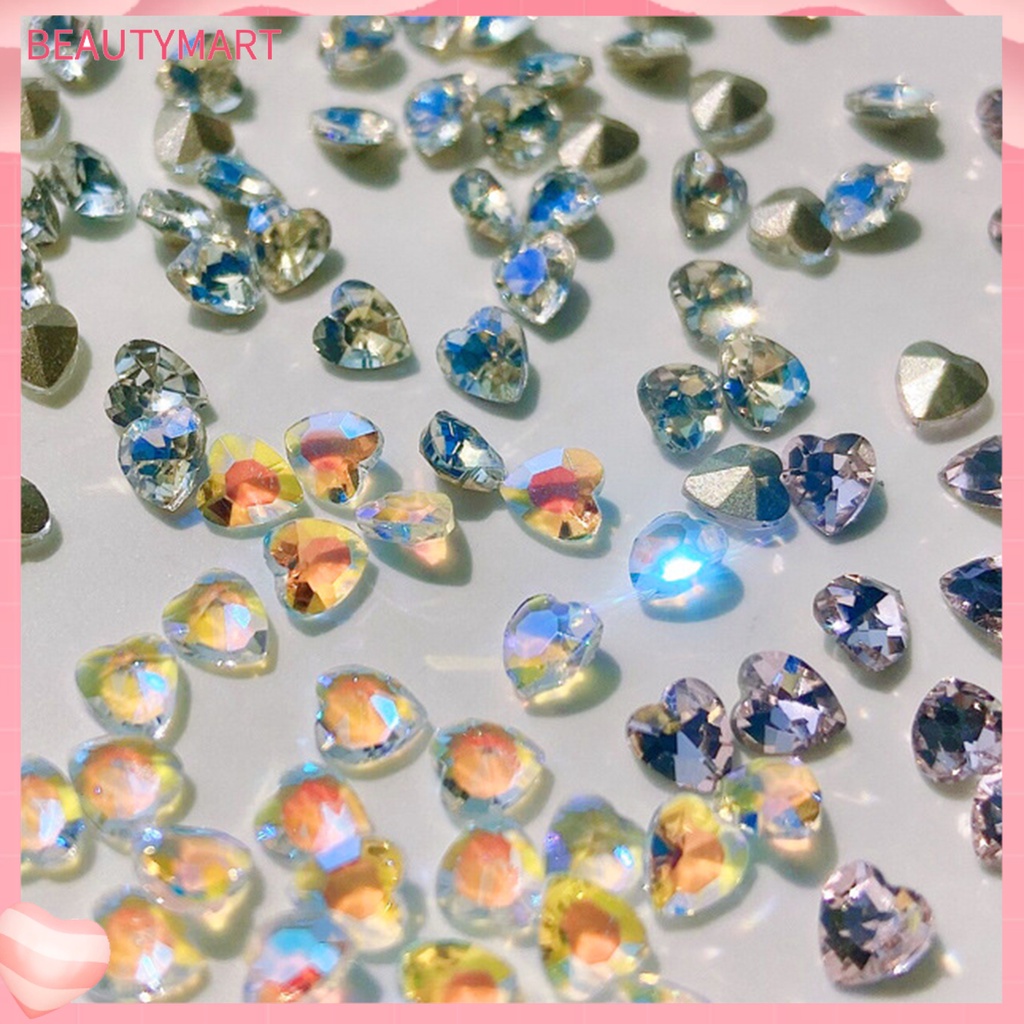 Set 10 Phụ Kiện Trang Trí Móng Nghệ Thuật Tạo Hiệu Ứng Pha Lê 3D Màu Sắc Sống Động Sáng Tạo Dành Cho Học Sinh Charms