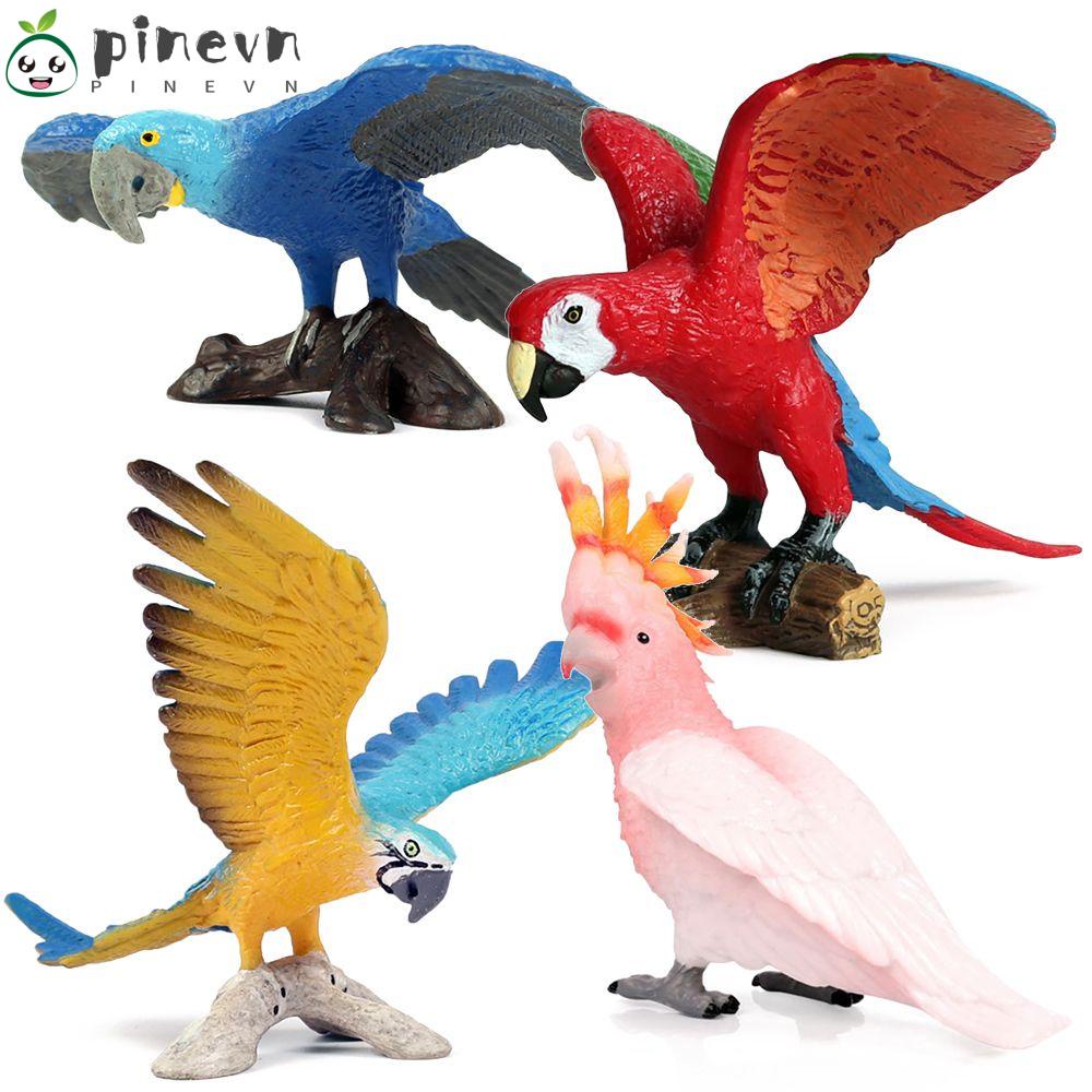 Mô Hình Chim Vẹt Đồ Chơi Bằng Nhựa Thông Sống Động