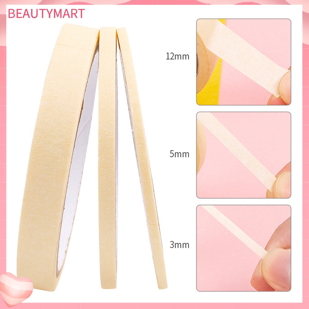 3 Cuộn Băng Keo Dán Trang Trí Móng Tay Tự Dính Họa Tiết Kẻ Sọc