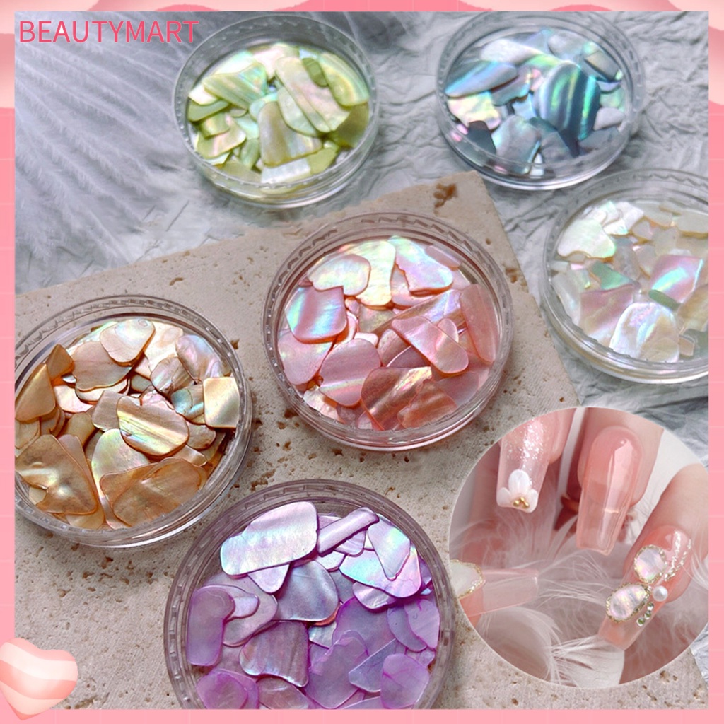 1 Hộp Vỏ Sò Siêu Mỏng Màu Kẹo Trang Trí Móng Tay Không Phai Cho Nữ