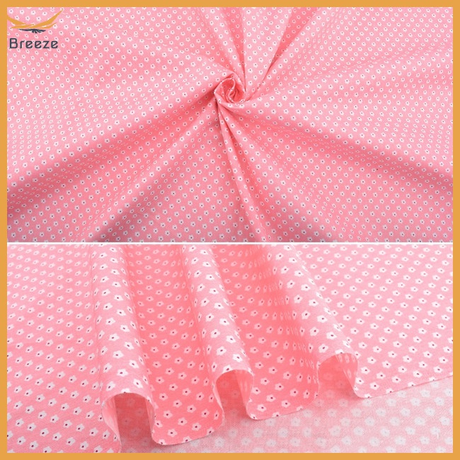 Set 8 Tấm Vải Cotton Nguyên Chất Họa Tiết Hoa Dành Cho May Vá Thủ Công Diy