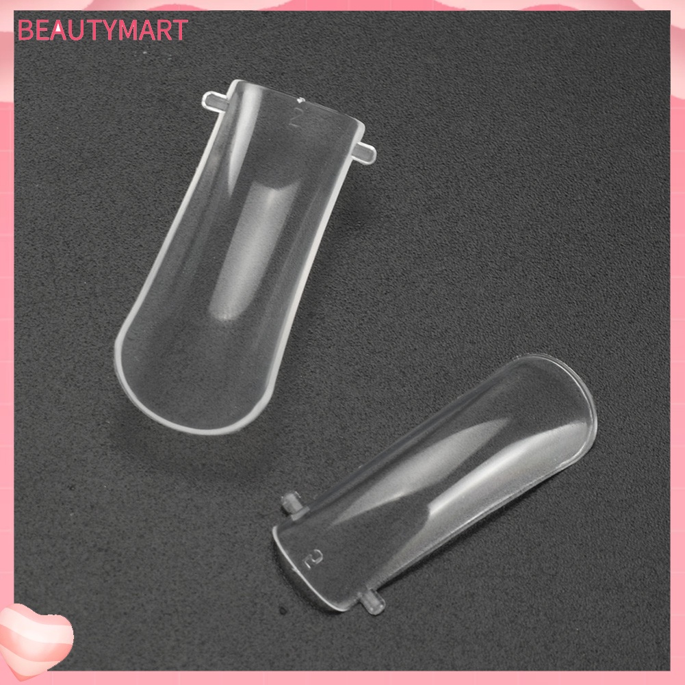 Bộ 100 Khuôn Nối Móng Tay Trong Suốt Tái Sử Dụng Linh Hoạt