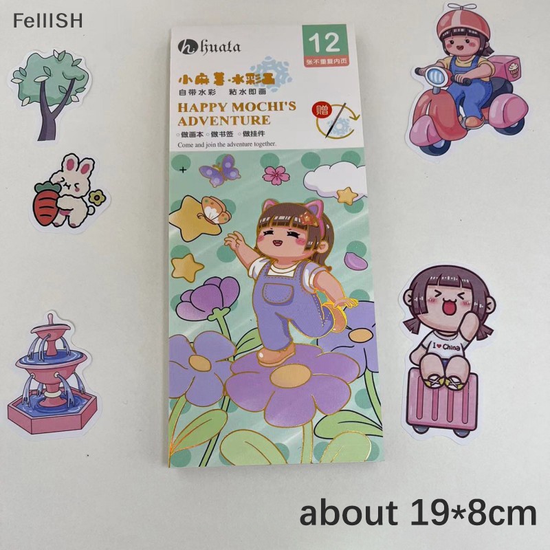 Phấn Vẽ Màu Nước Hoạt Hình Kuromi Come with Painting 439br