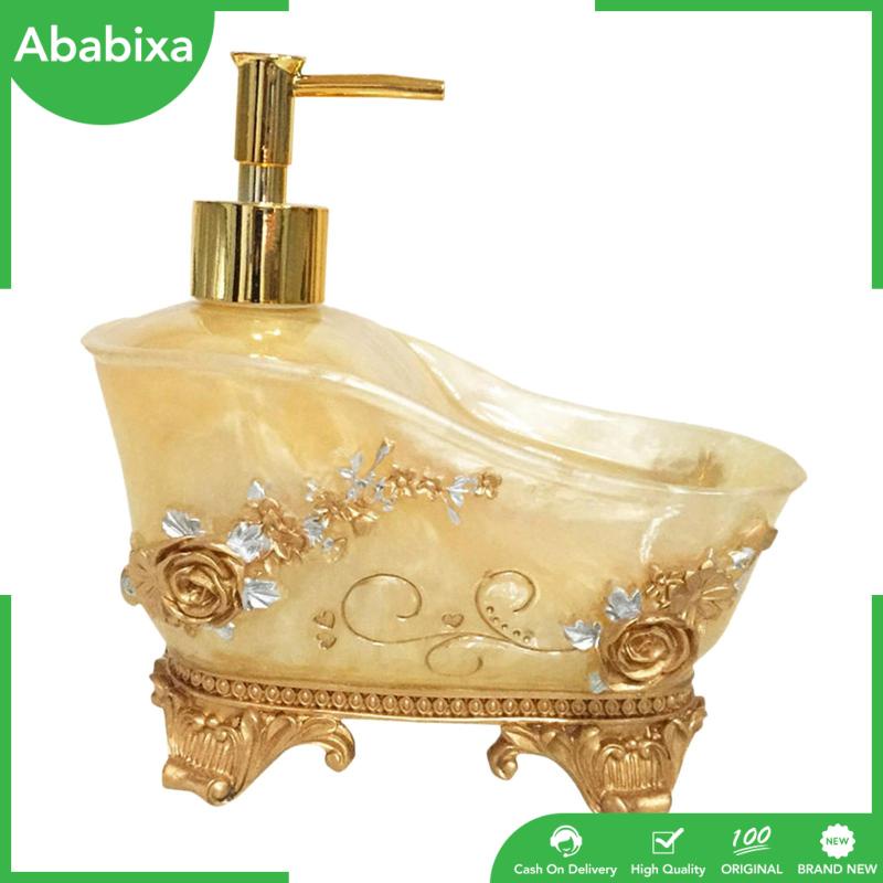 1 Bình Đựng Xà Phòng Rửa Tay Dạng Nhấn Bằng Nhựa Resin