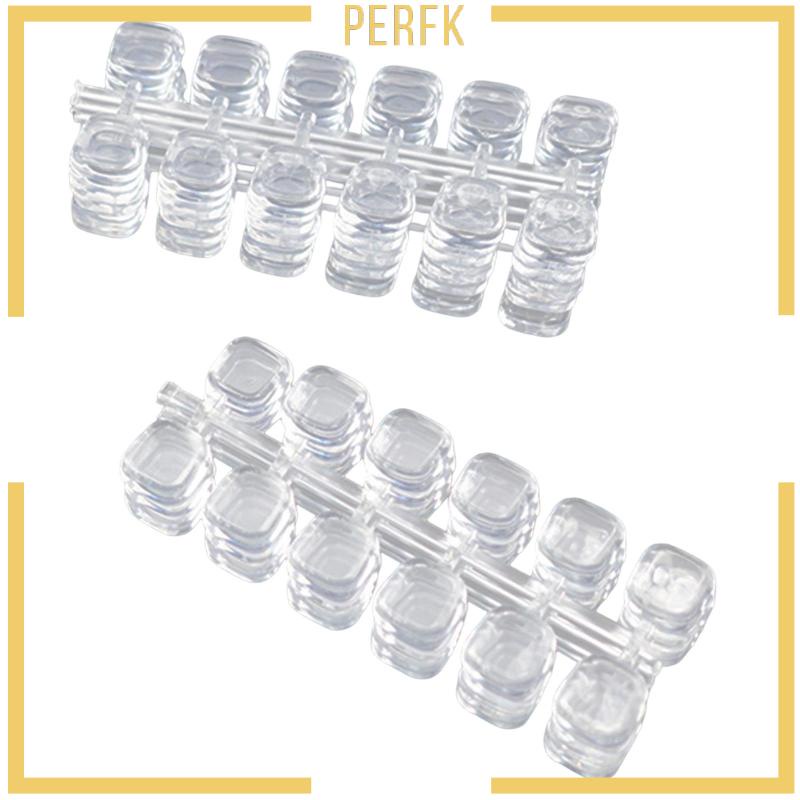 Khay Trưng Bày Móng Tay Giả Hình Vuông Nhiều Màu Sắc