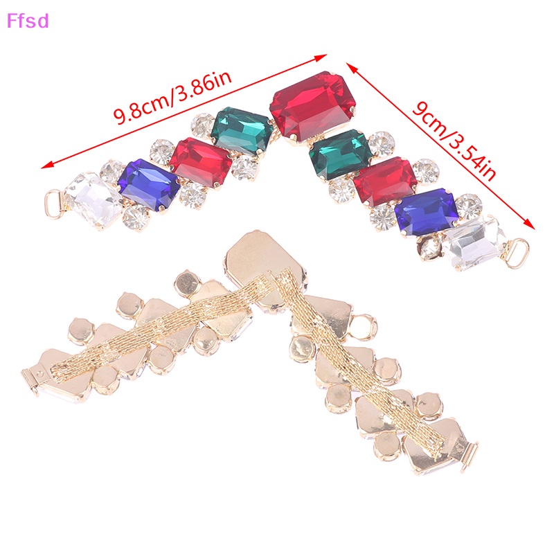 1 Cặp Đầu Nối Dây Xích Đính Đá Trang Trí Bikini / Trang Sức / Trang Trí Quần Áo DIY