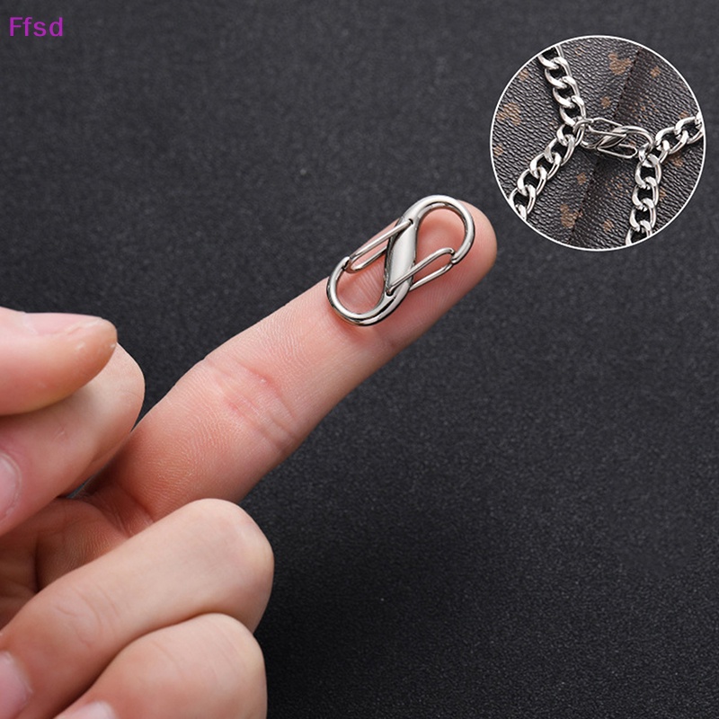 Bộ 2 Dây Xích Bằng Kim Loại Điều Chỉnh Được Có Khóa Cài Có Thể Tháo Gỡ Cho Túi Xách