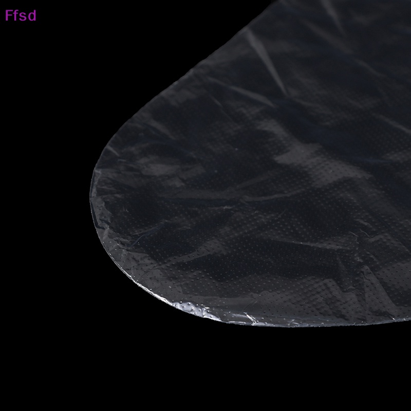 Bộ 100 Túi Bọc Sáp Vệ Sinh Bàn Chân Bằng Nhựa Trong Suốt Dùng Một Lần Cho Spa