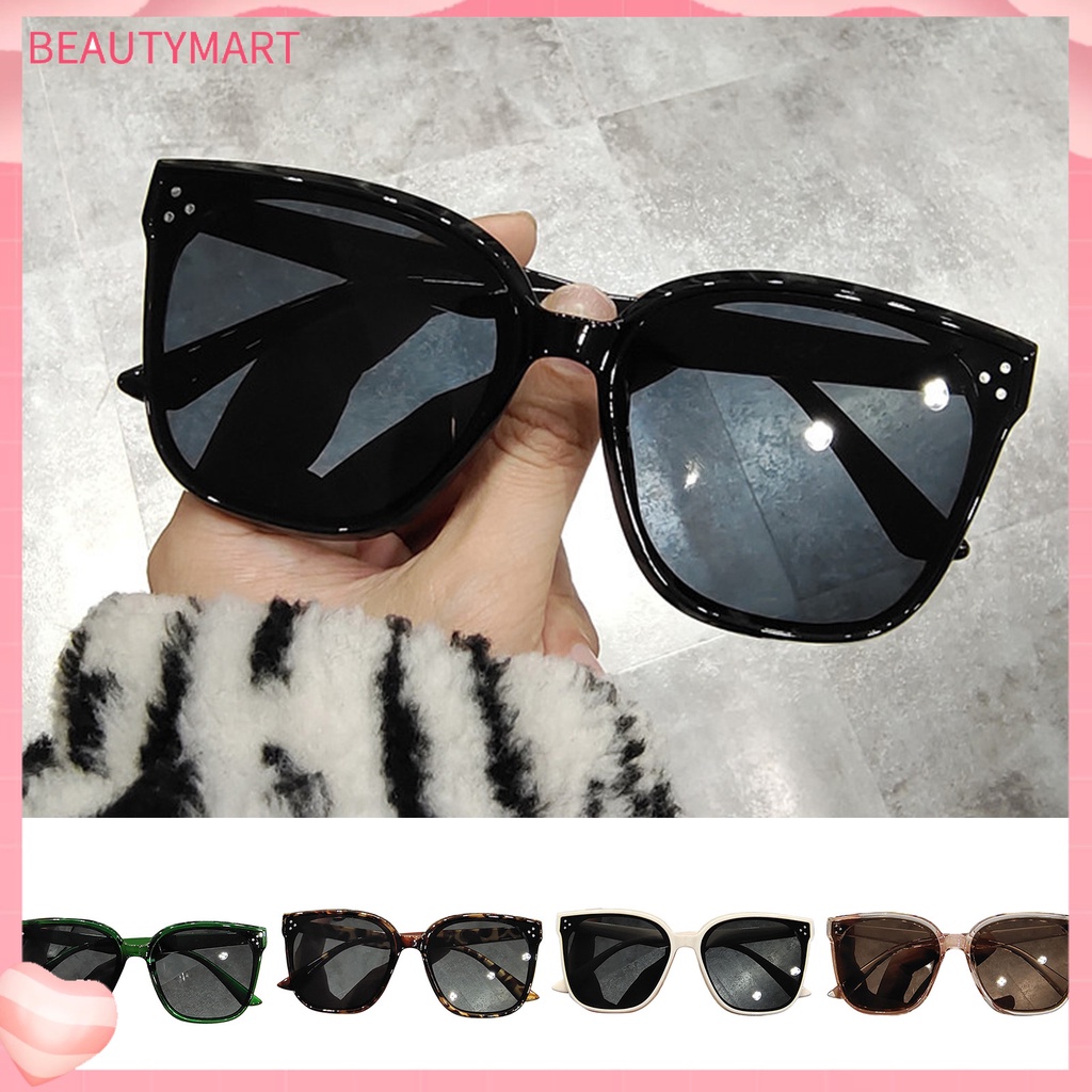 Kính Mát Gọng Vuông Siêu Nhẹ Chống Tia UV Trong Suốt Thời Trang Cho Cặp Đôi