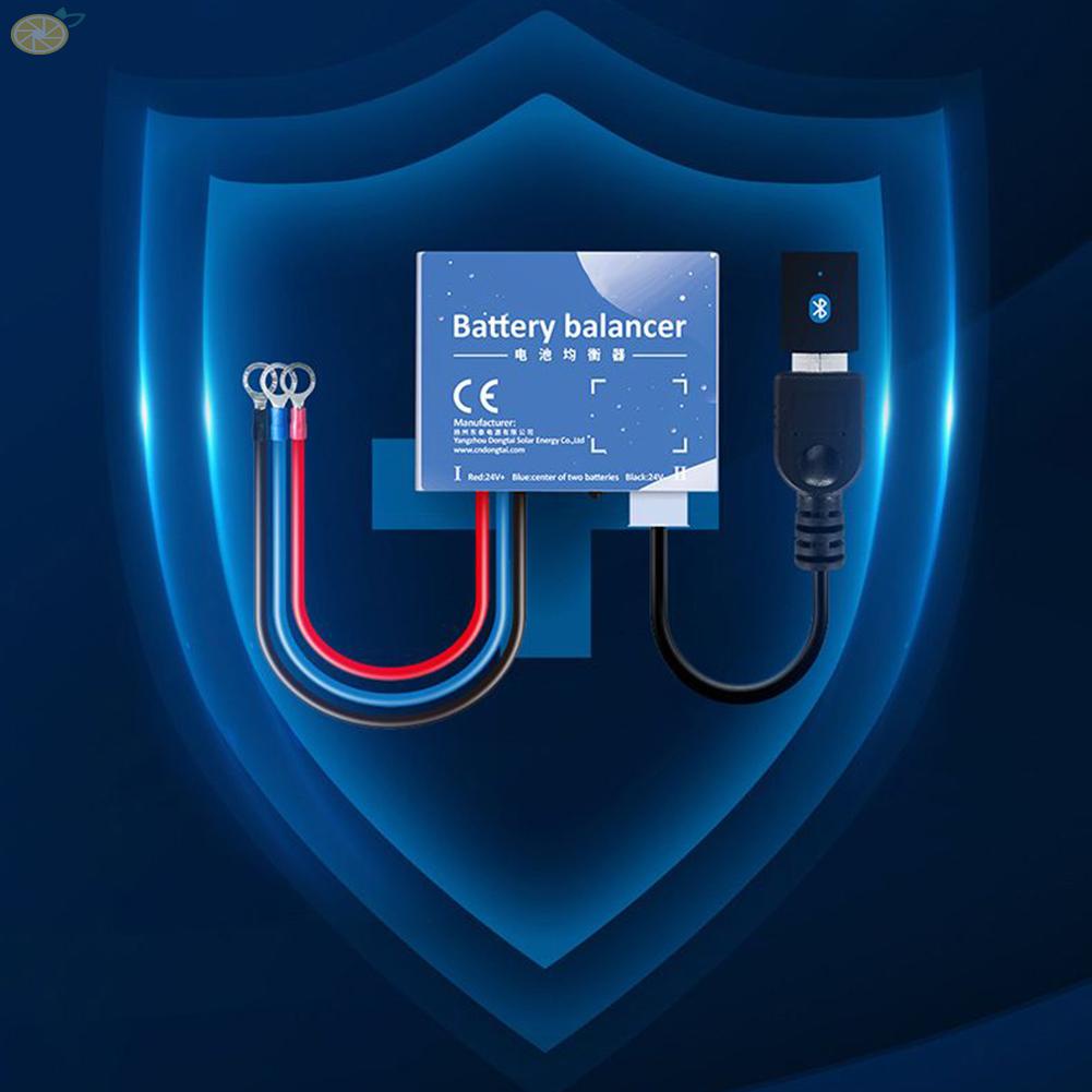 【VARSTR】Battery Equalizer 12/24/36/48V 2 * 12V 2.8 * 2.8 * 1.1inch Balancer Blue