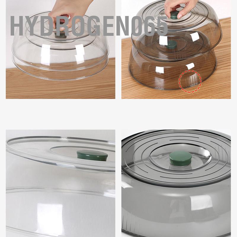 Hydrogen065 Dish Cover PET Cách nhiệt Lưu trữ Chống bụi trong suốt để nấu ăn dã ngoại tại nhà