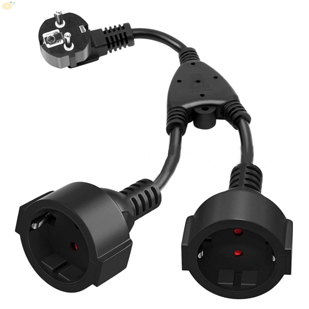 【VARSTR】2-in-1 socket adapter with flexible cable for protective contact extension cable