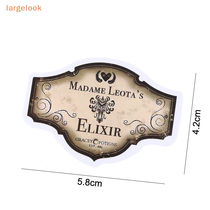 Bộ 50 Miếng Dán Họa Tiết Halloween Kinh Dị Cổ Điển Trang Trí Sổ Tay / Xe Mô Tô DIY