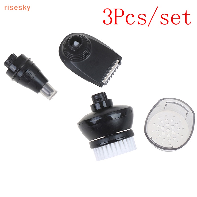 Bộ 3 Đầu Cắt Tỉa + Bàn Chải Làm Sạch + Tông Đơ Cạo Râu RQ11 RQ12