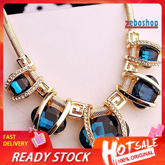 Vòng Cổ Choker Đính Đá Pha Lê Thời Trang Dành Cho Nữ