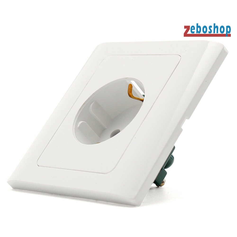 Ổ Cắm Điện Gắn Tường Chuẩn EU 250V 16A 1 Tiện Dụng