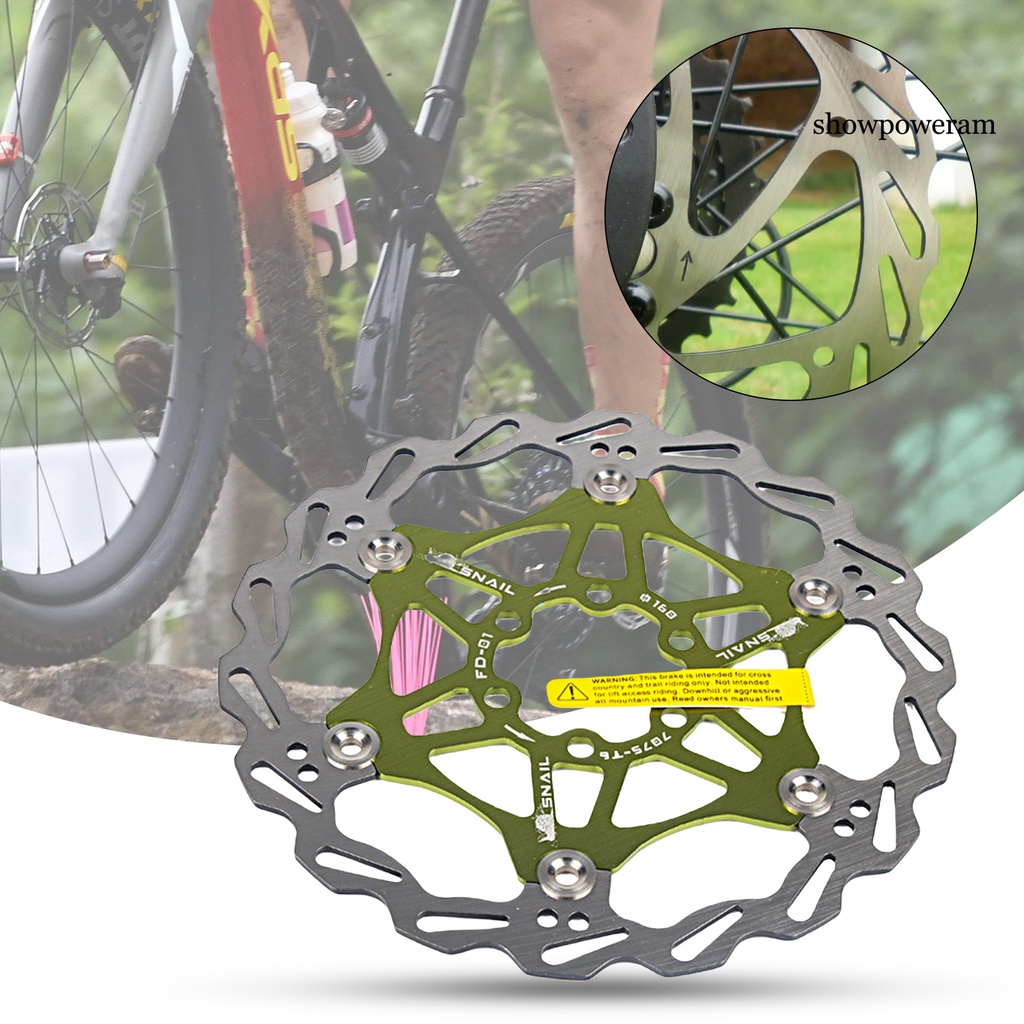 Đĩa Phanh Xe Đạp SP-Bicycle Cách Nhiệt 6 Họa Tiết Bằng Thép Không Gỉ