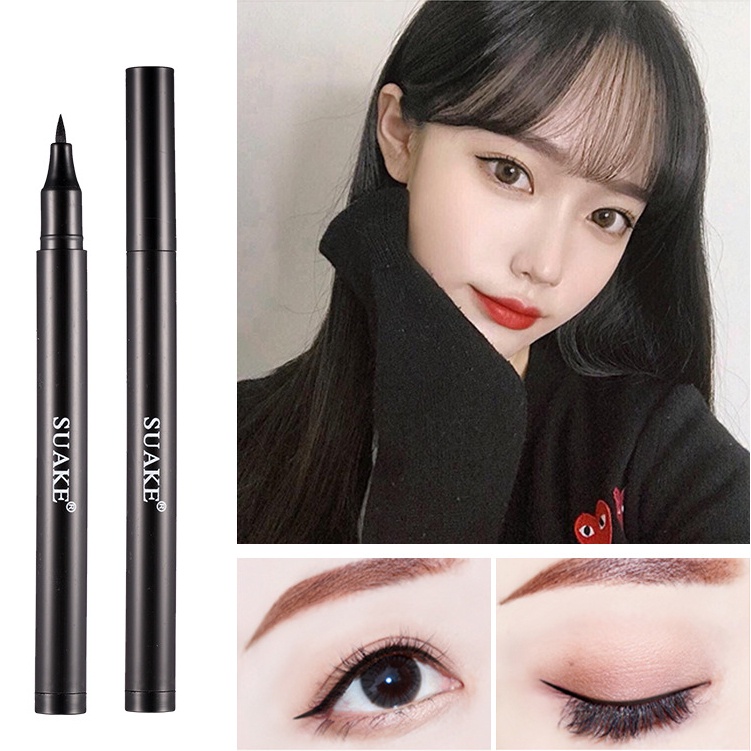 Bút Kẻ Mắt Và Lông Mày Dạng Lỏng Aycreate Màu Đen Nhanh Khô Chống Thấm Nước Và Mồ Hôi