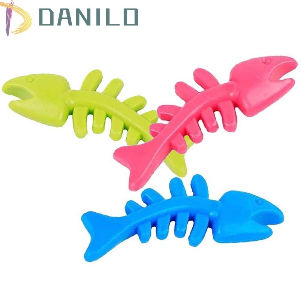 Danilo Đồ Chơi Gặm Hình Xương Cá Chống Cắn Làm Sạch Răng Dành Cho Cún Cưng Cỡ Nhỏ / Vừa / Lớn