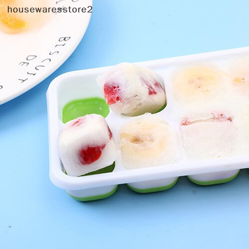 1 Khuôn Silicone Làm Đá 14 Ô Vuông DIY