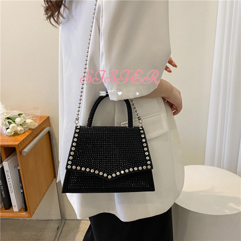 SISTER túi nữ túi đi tiệc túi xách túi totetúi nữ đeo chéo Túi Xách Đeo Chéo Nữ L21T0VM