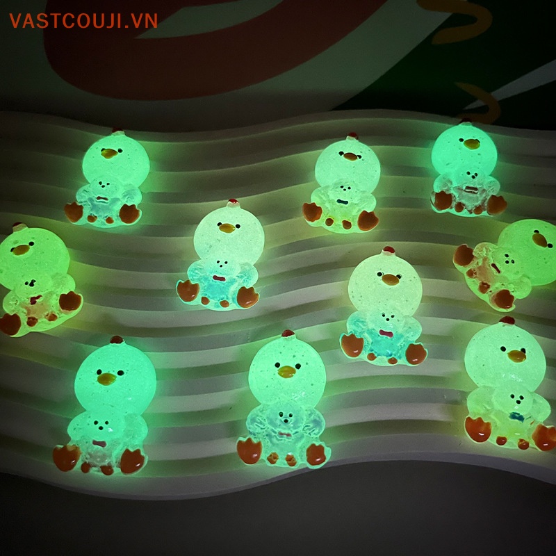 Set 5 Tượng Gà Con Phát Quang Dùng Để Trang Trí