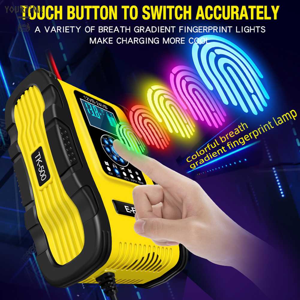 Bộ Sạc Pin Tự Động 7 Cổng 12V 24V Cho Xe Hơi Xe Máy