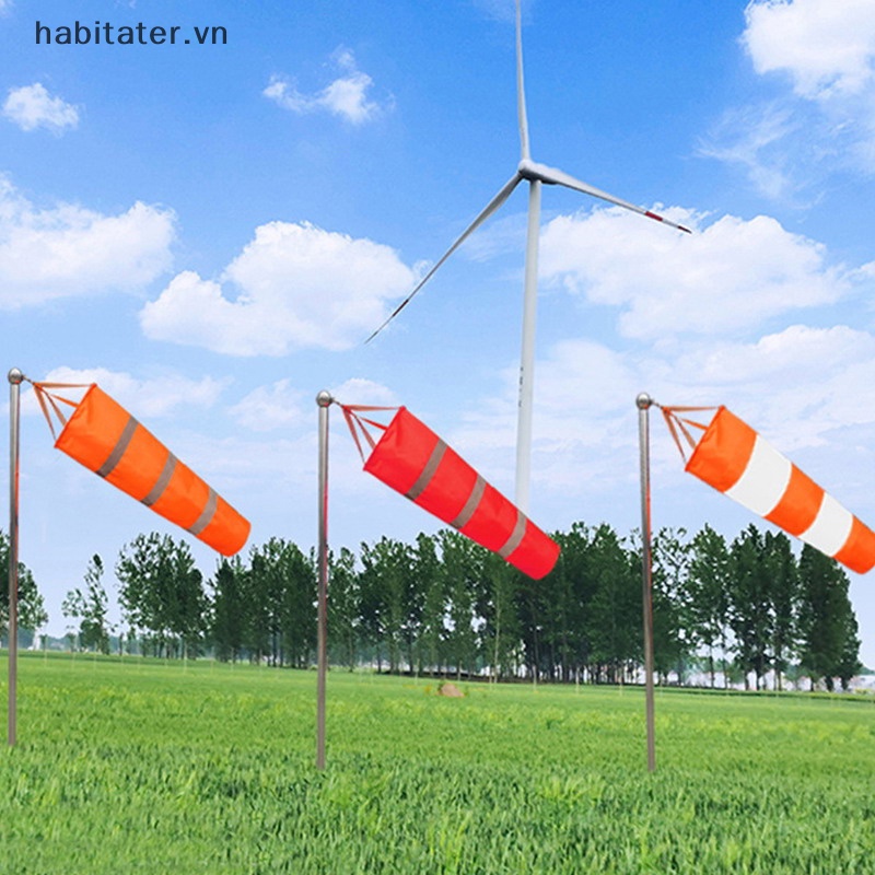 Dây Đai Phản Quang Đo Hướng Gió Ngoài Trời 80cm