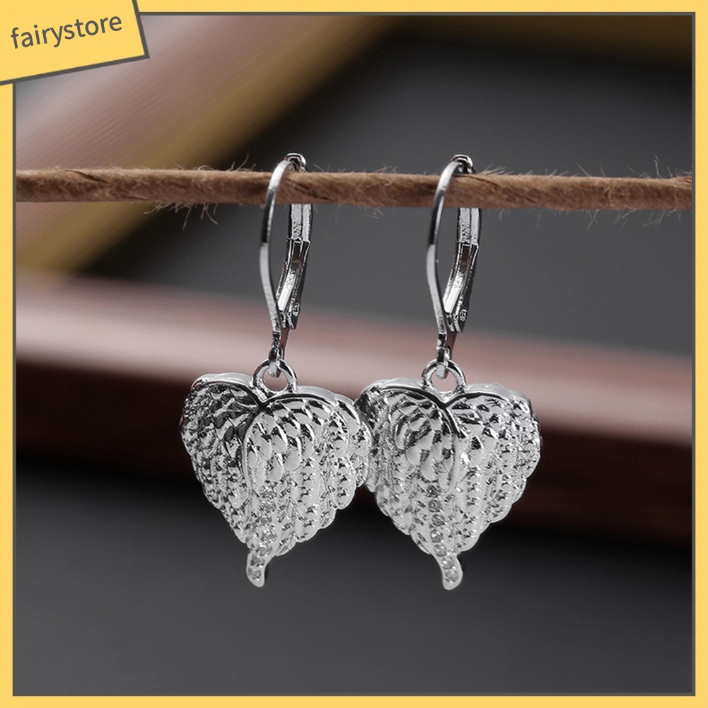 Bông Tai Hình Trái Tim Đính Đá Thời Trang Dành Cho Nữ