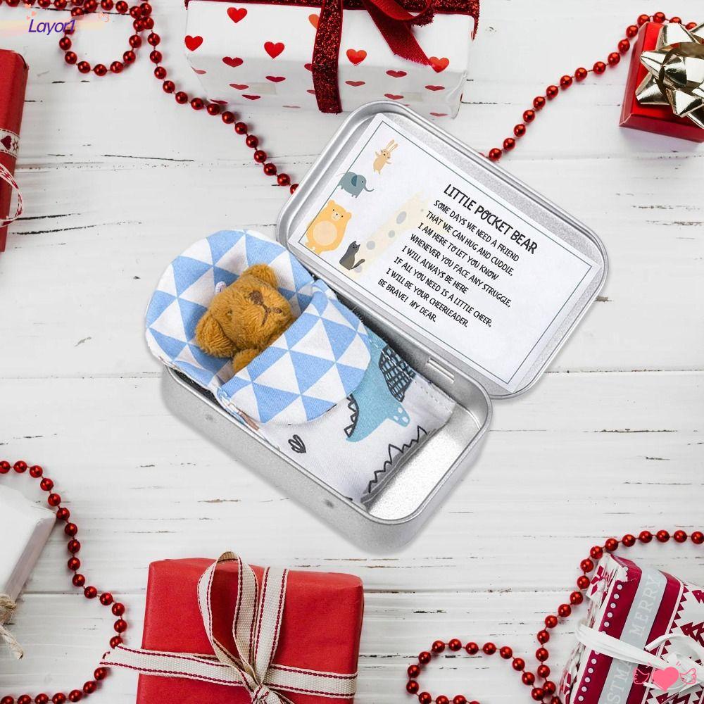 Layor1 Hộp Thiếc Đồ Chơi Hình Gấu Hoạt Hình Dễ Thương Làm Quà Tặng Ngày Lễ