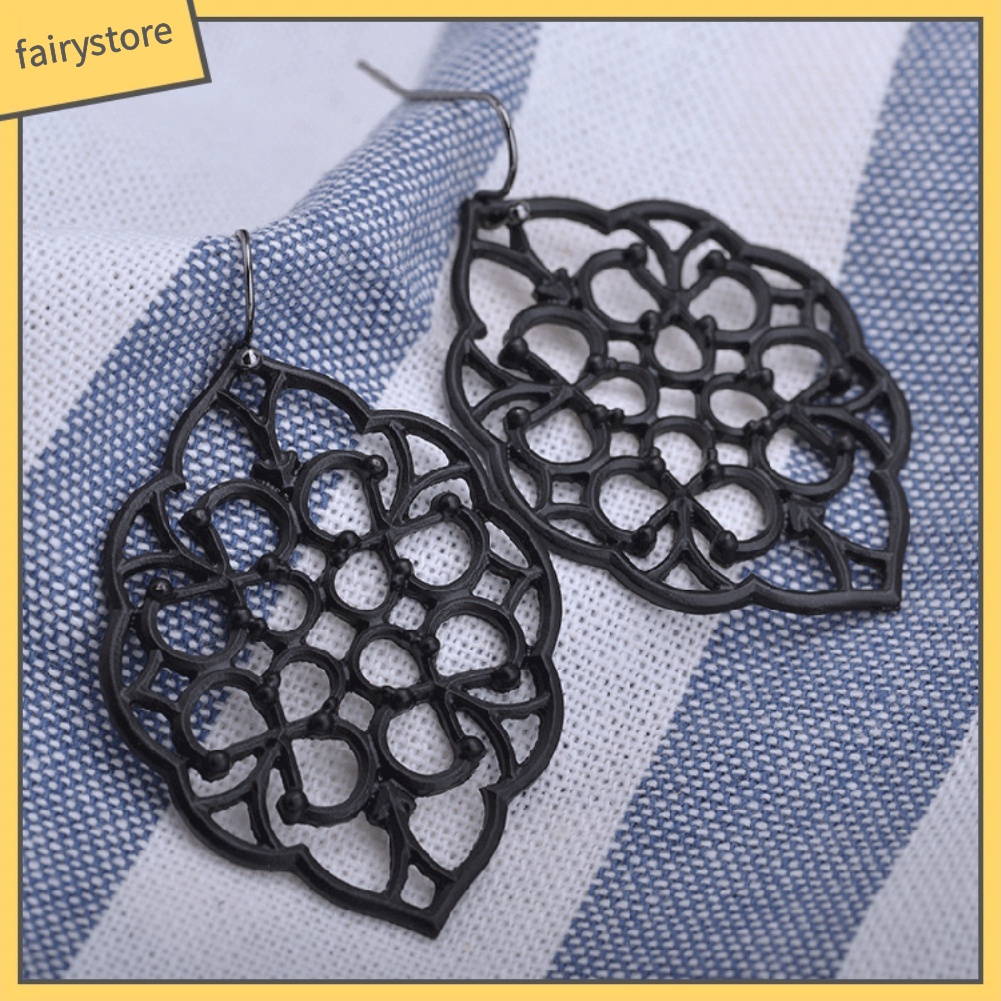 Bông Tai Hình Tròn Rỗng Thời Trang Dành Cho Nữ