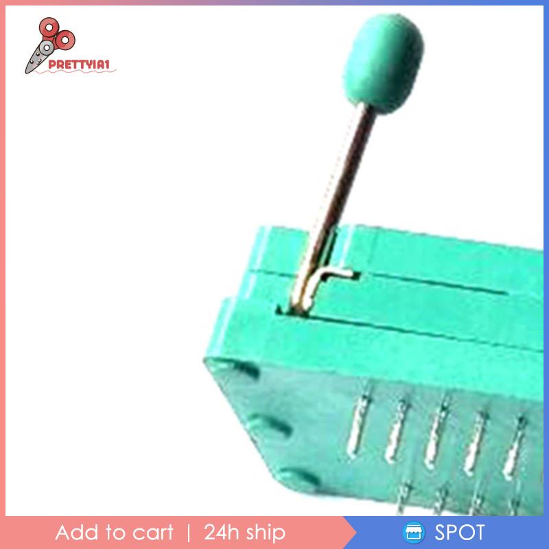 Set 2 Ổ Cắm 40 Chấu Thử Điện IC Prettyia1 Chuyên Dụng Cho Bảng Mạch Chip