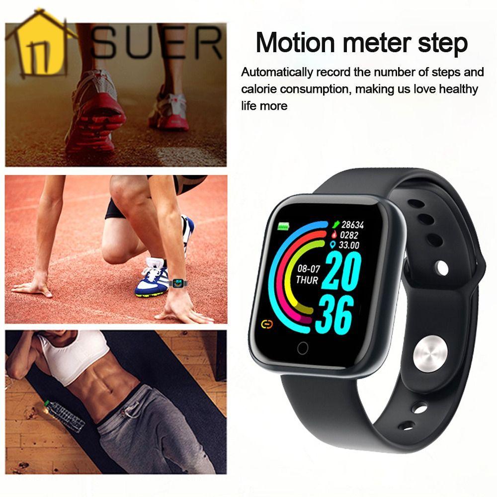 Đồng Hồ Thông Minh Y68 Kết Nối Bluetooth Theo Dõi Sức Khỏe Kèm Phụ Kiện