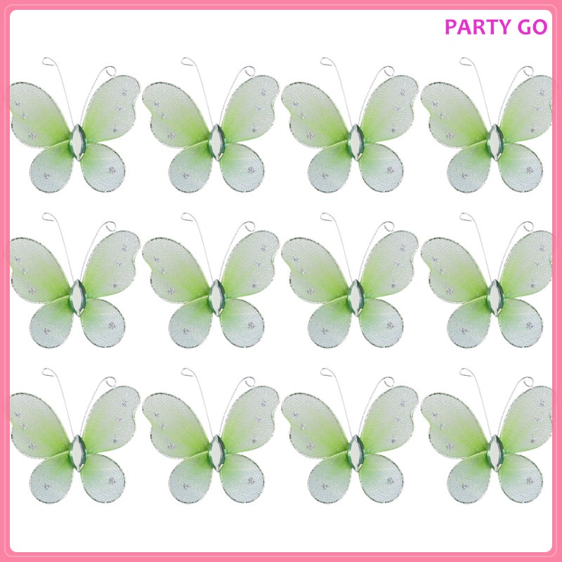 Bộ 12 Bươm Bướm Trang Trí Tiệc Cưới