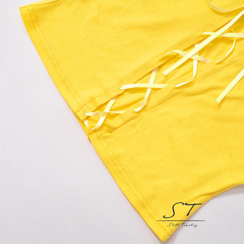 Áo Lửng Không Tay CY03 Thời Trang Quyến Rũ Dành Cho Nữ