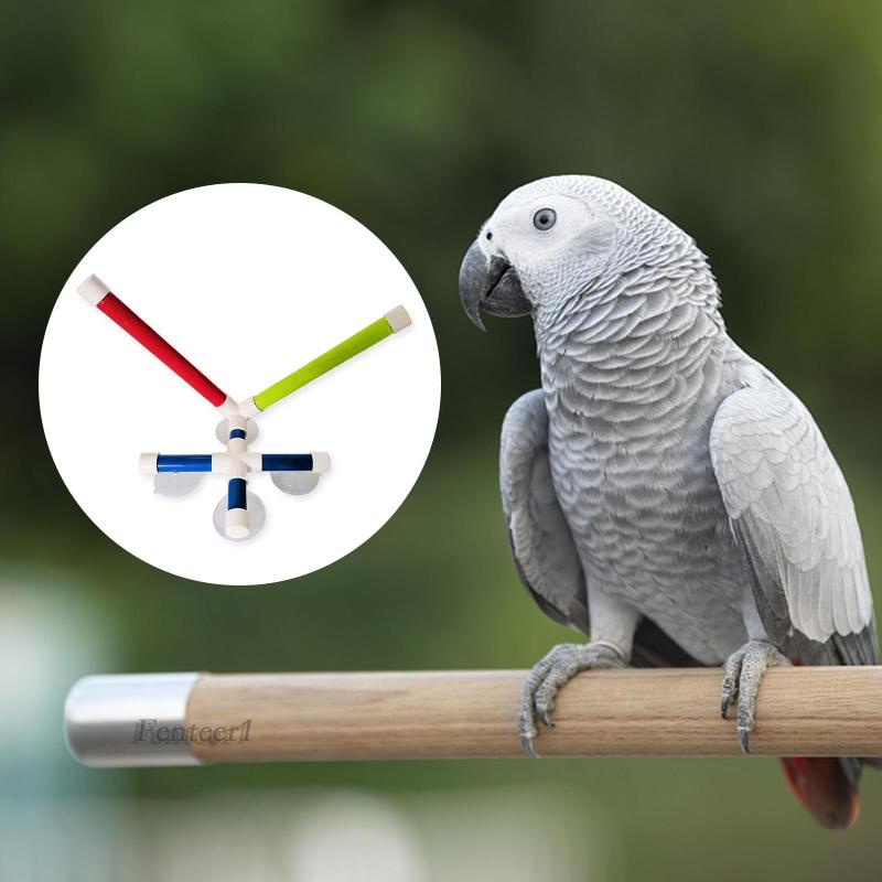Giá Đỡ Đứng Đồ Chơi Fenteer1 Có Giác Hút Gắn Tường Dành Cho Chim Vẹt