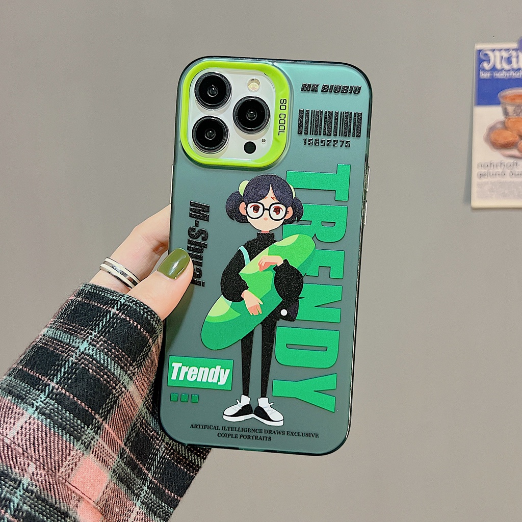 Ốp Điện Thoại tpu Mềm Chống Sốc Hai Mặt Nhám Cho iPhone 11 13 12 14 Pro Max