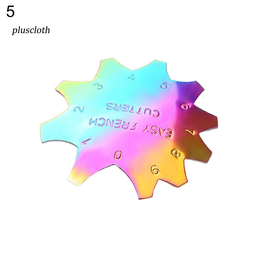 < Plusclothing > Đĩa Mẫu Trang Trí Móng Tay Nghệ Thuật Bằng Thép Không Gỉ