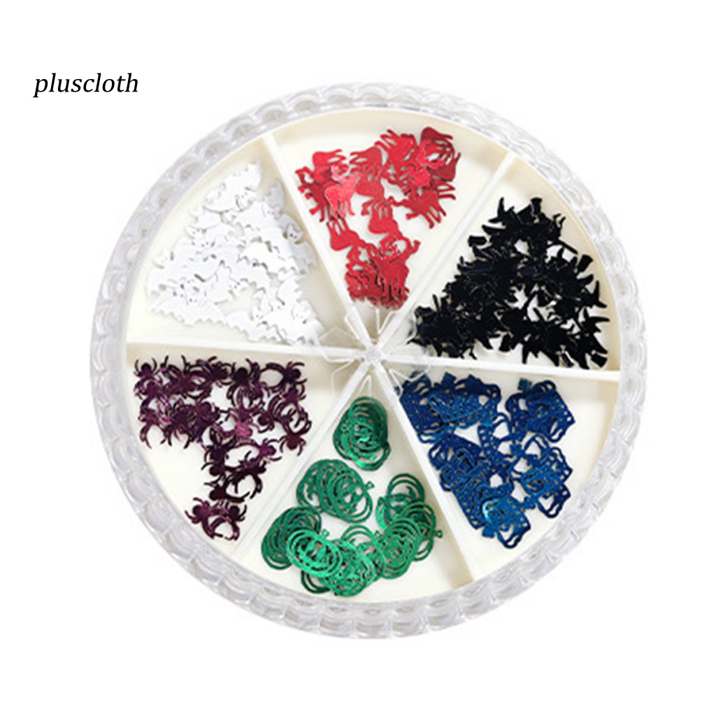 1 Hộp Sticker Dán Móng Tay Nghệ Thuật Chủ Đề Halloween