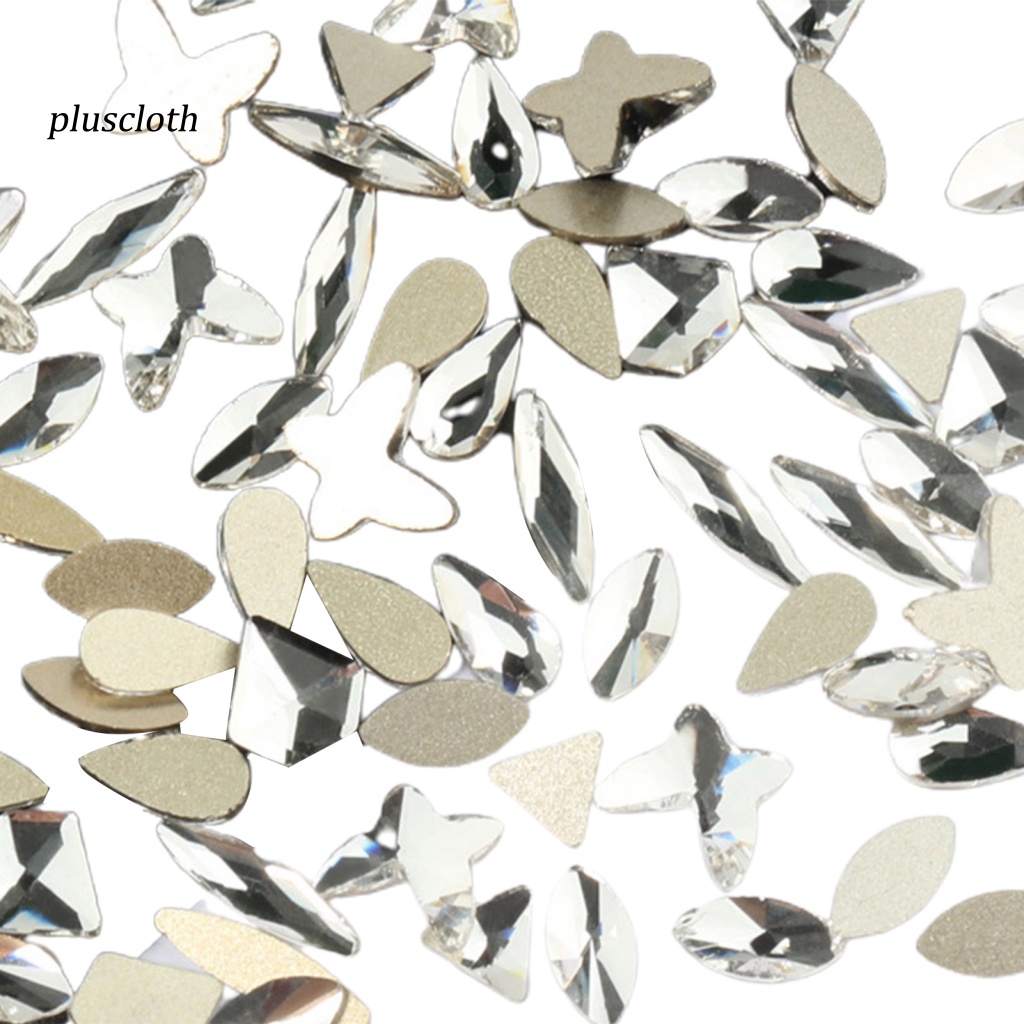 1 Hộp Hạt Pha Lê 3D Lấp Lánh Nhiều Màu Sắc Trang Trí Móng Nghệ Thuật