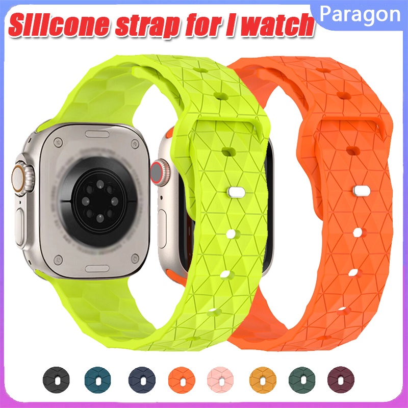 Dây Đeo Đồng Hồ Bằng silicone Mềm Cho Apple Watch series 8 7 6 5 Ultra 49mm 44mm 45mm i Watch 42mm 41mm 42mm 38mm